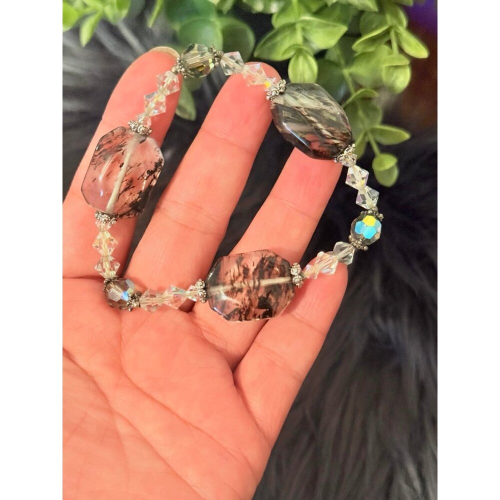 Stretch‎ Crystals Bracelet (c) - Picture 3 of 6
